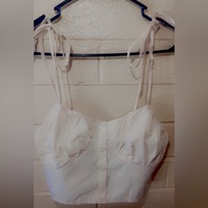 Cute white Crop Top